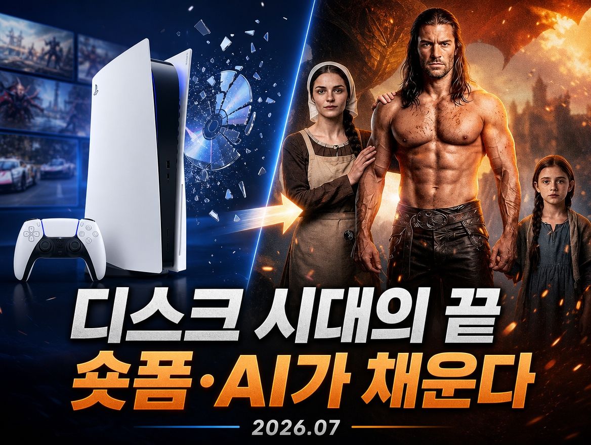 디스크가 떠난 자리를 숏폼과 AI가 채우다
