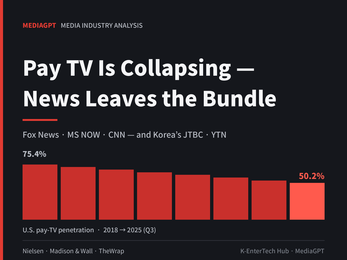 Cable News’ ‘Big Three’ Are Racing Ahead of the Bundle’s Collapse