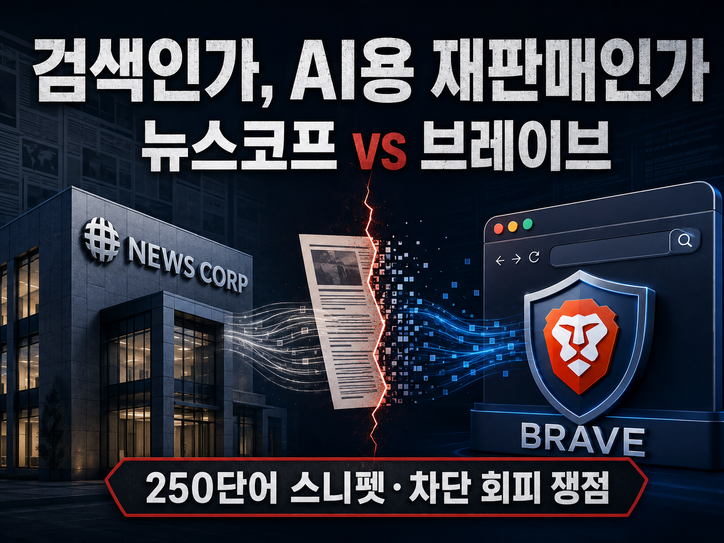 News Corp vs. Brave: Is It Search—or the Resale of News Content for AI?