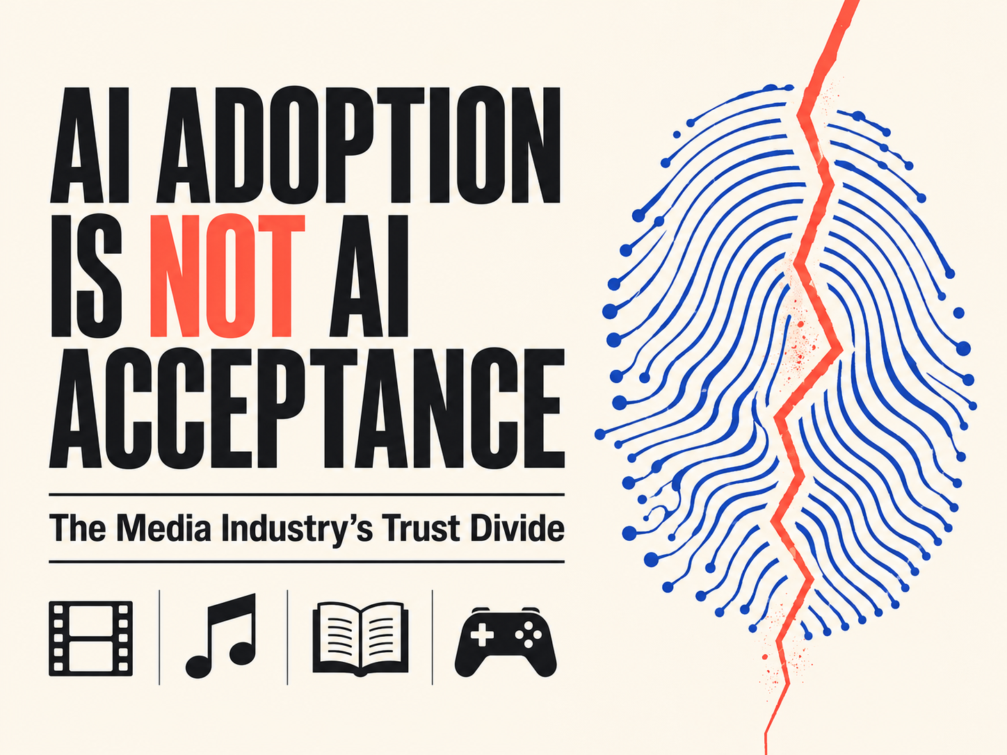 Consumers Use AI—but Reject AI Content...The Adoption–Acceptance Divide Reshaping Media