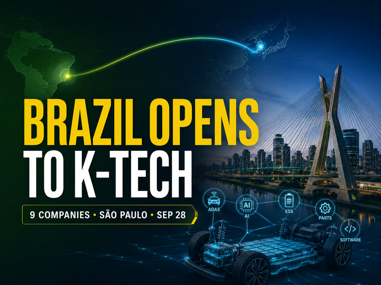 Nine Korean Firms Test Entry Into Brazil’s Parts, Power and Logistics Chains