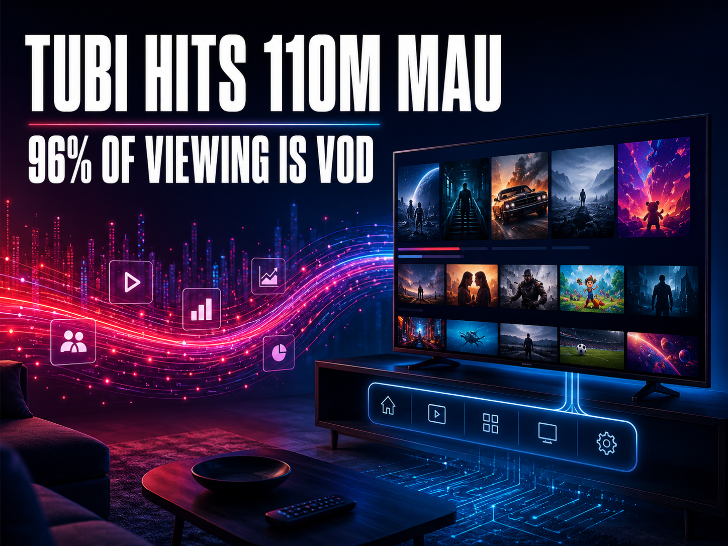 Tubi Passes 110M MAU and $1B in Annual Revenue… 96% of Viewing Is VOD