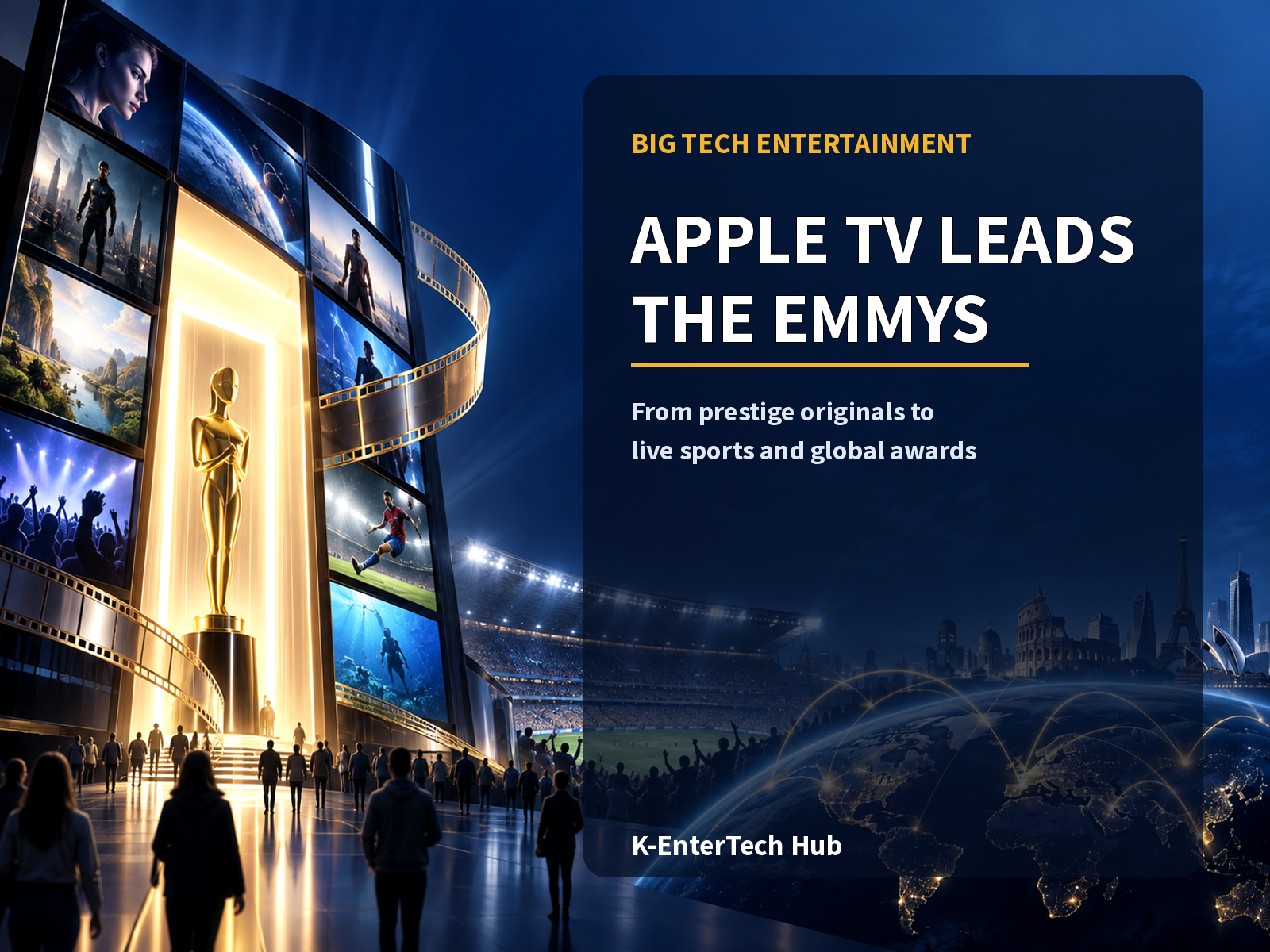 Apple TV Leads the Emmys as Big Tech Moves From Awards to Live Distribution