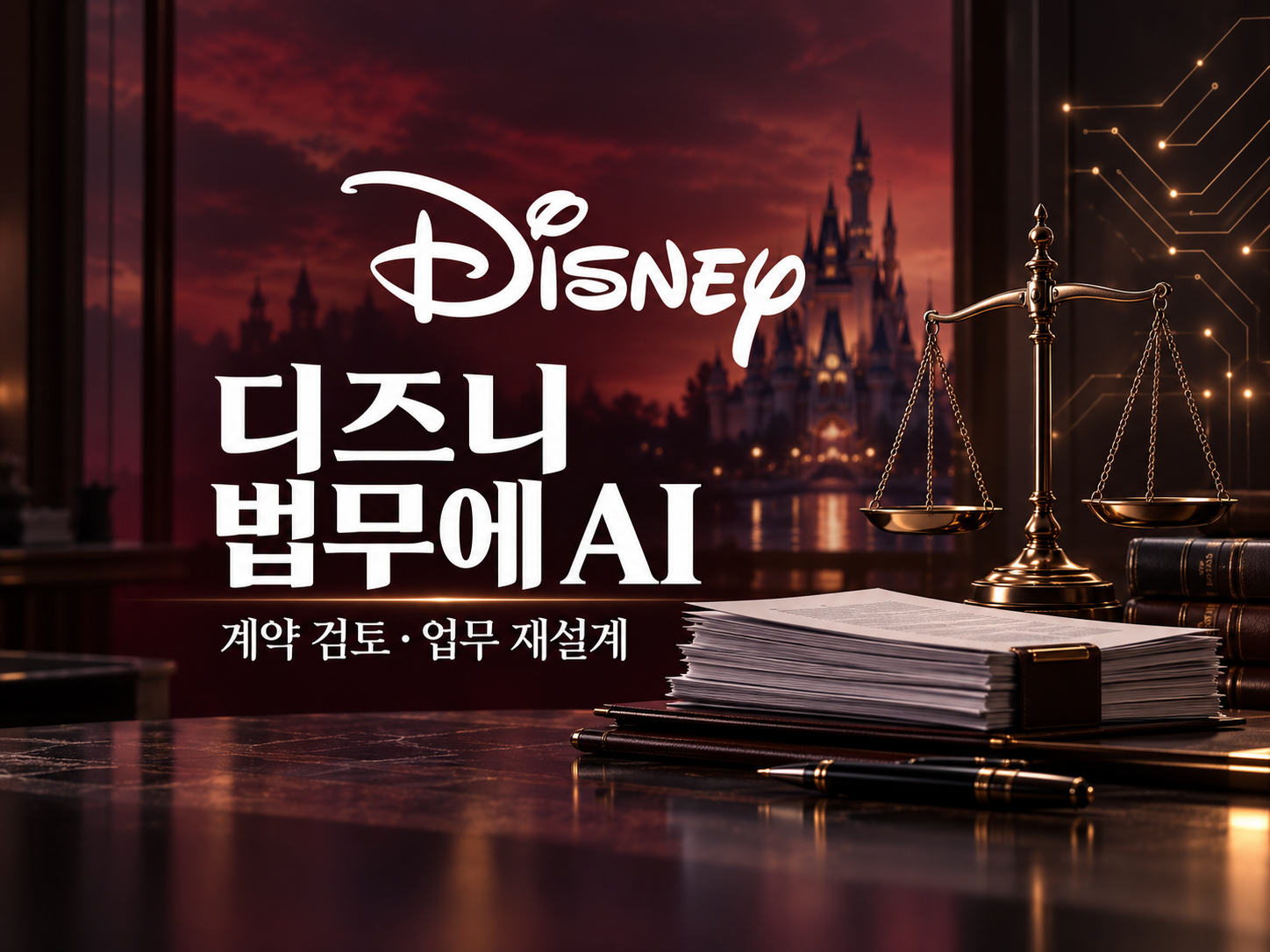 디즈니 법무 조직에 AI 자동화 책임자 영입 추진
