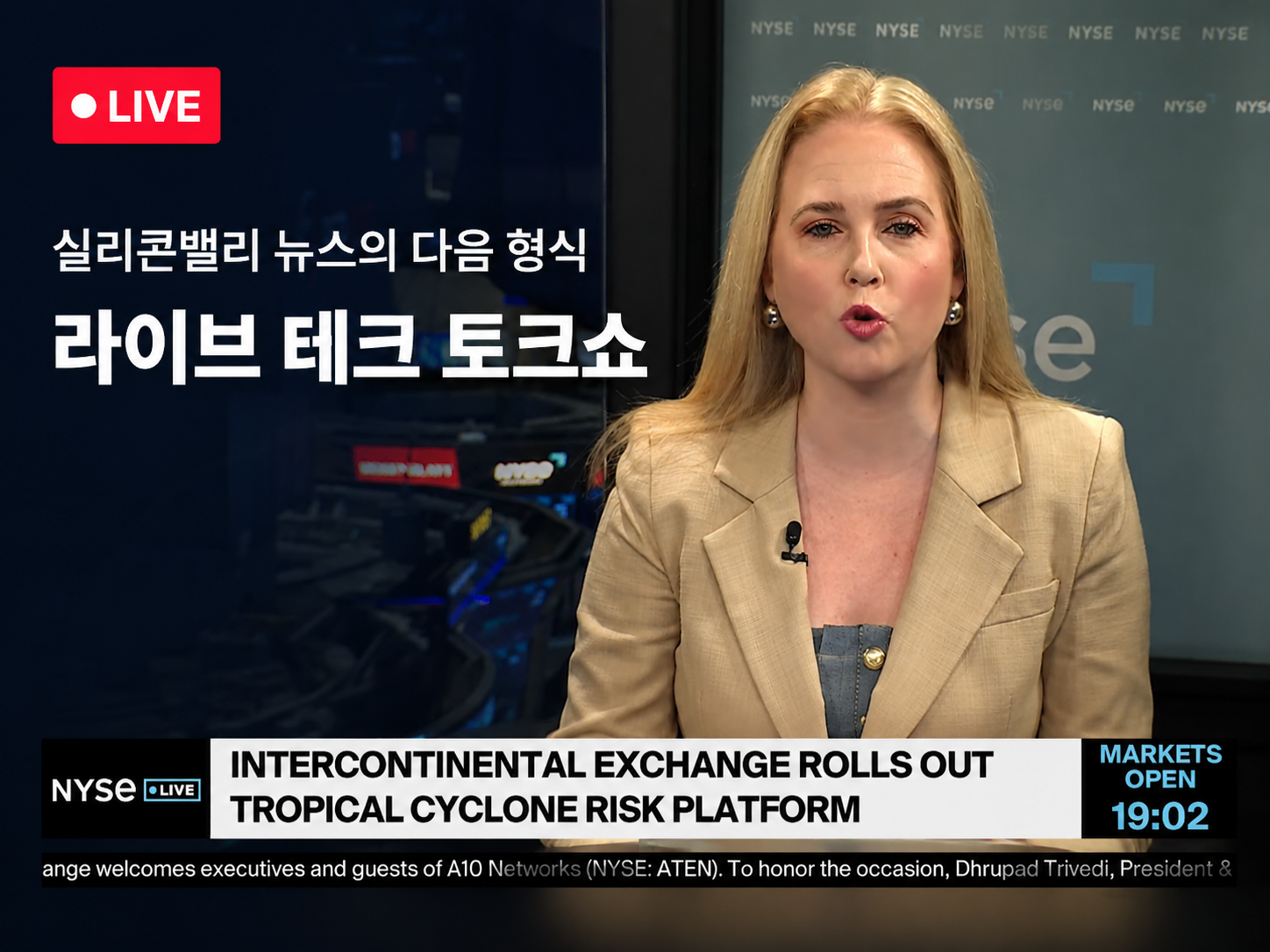 뉴스의 다음 형식, 라이브 테크 토크 쇼