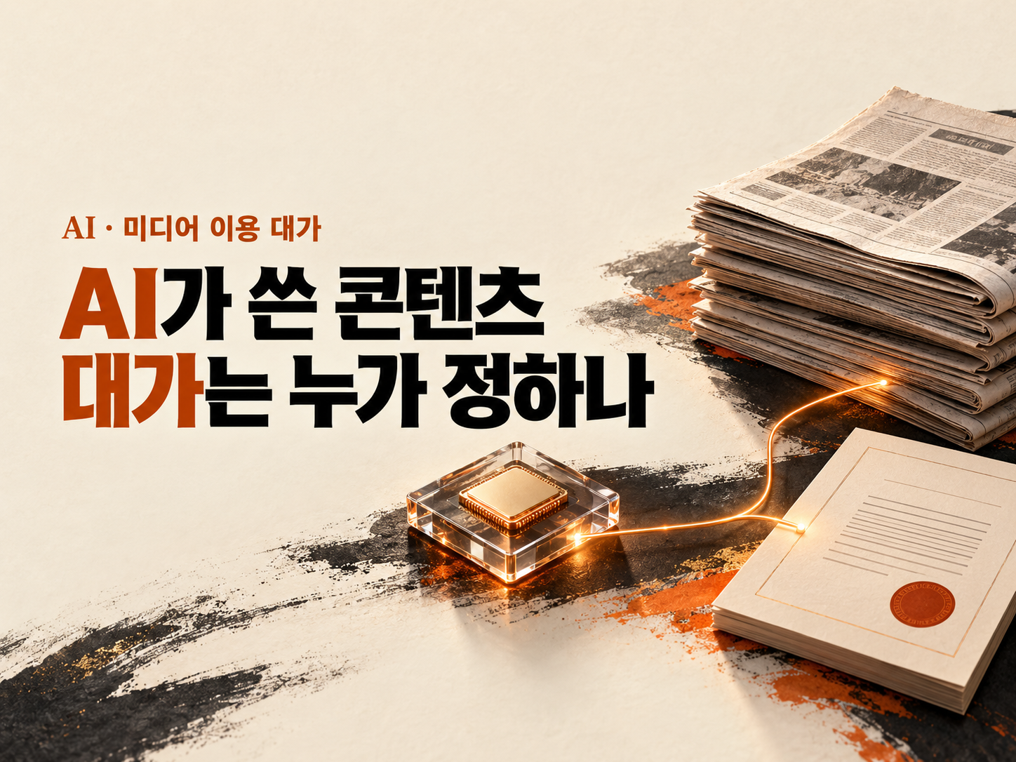 AI·미디어 협상, '이용 대가'로 옮겨간다