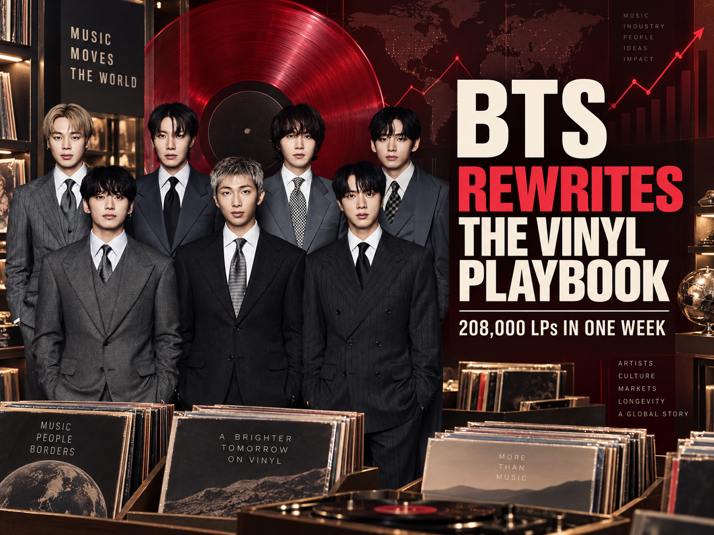 BTS Rewrites the K-Pop Physical Formula: From CD Variants to Vinyl