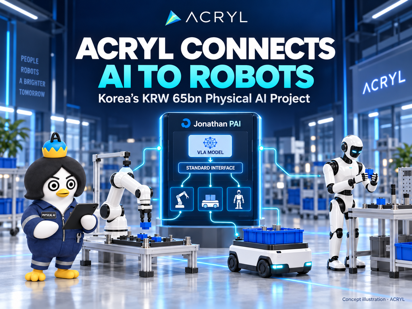 Acryl Takes Robot Integration Role in Korean Physical AI Project