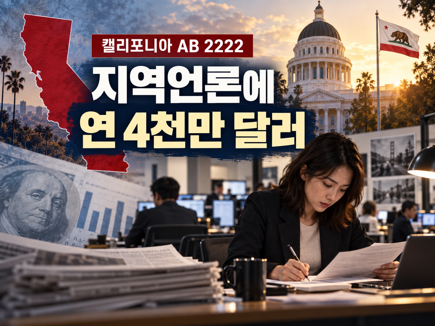 미국 지역 언론, 자선 재원에서 공공 직접 지원으로