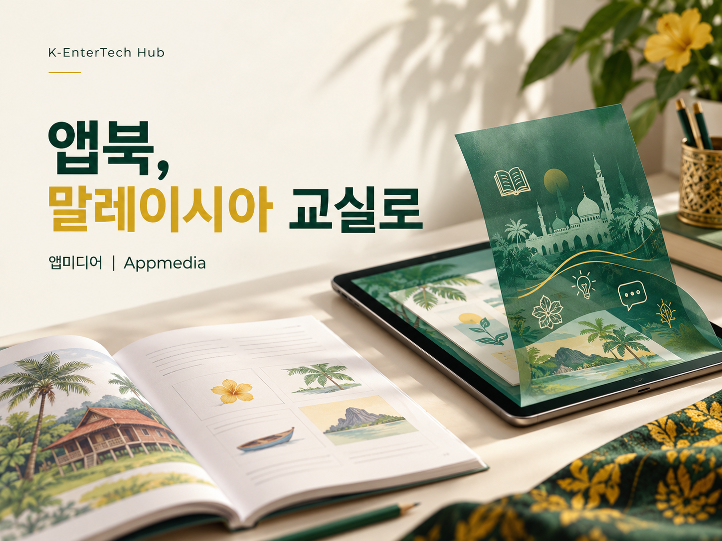 앱미디어, 앱북으로 말레이시아 공교육에 들어가다