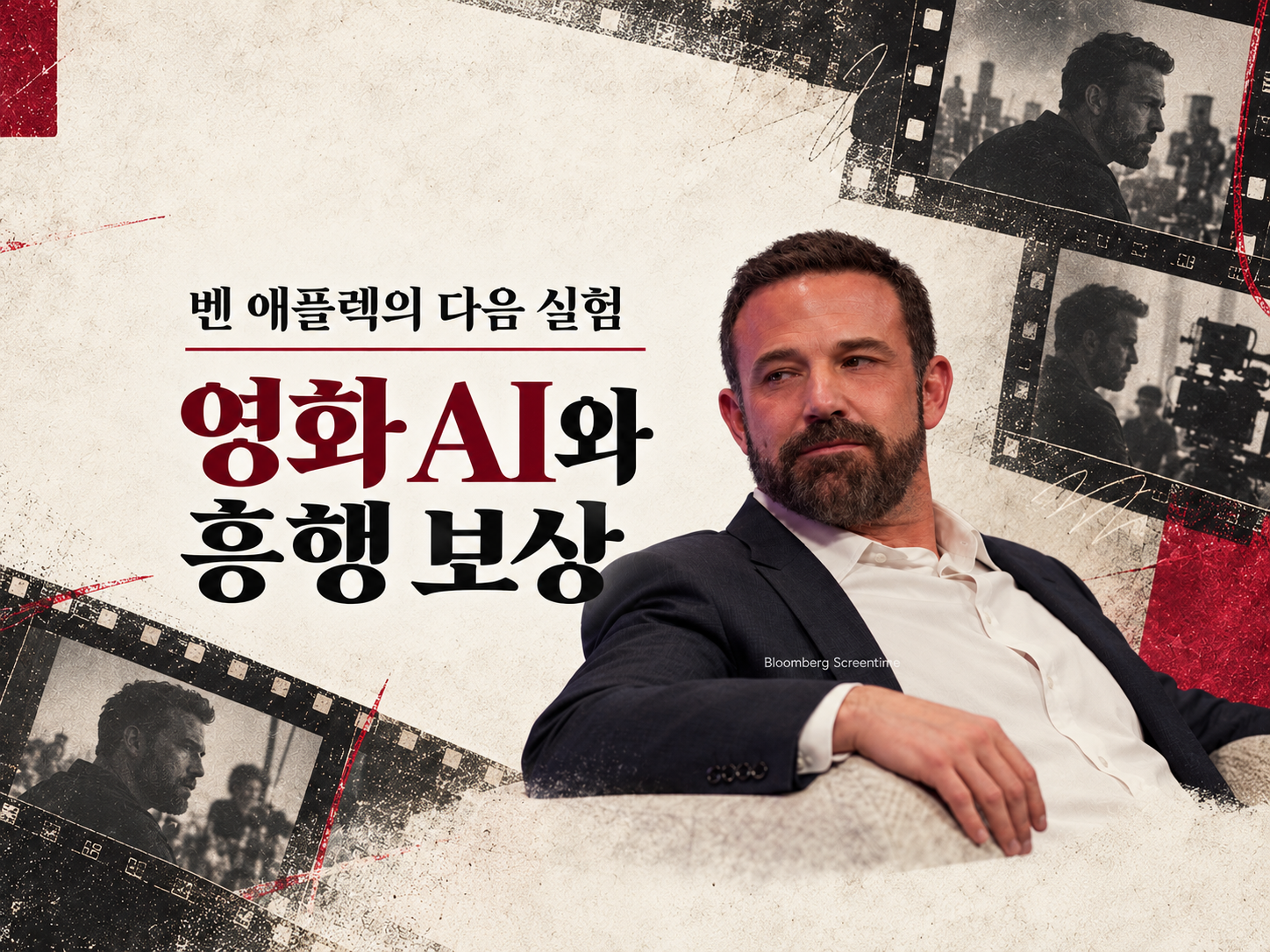 벤 애플렉이 다시 짜는 영화 산업의 AI와 흥행 보상로