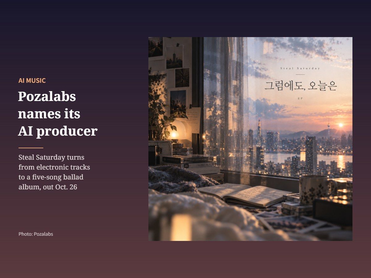 Pozalabs reveals AI producer Steal Saturday as its own act