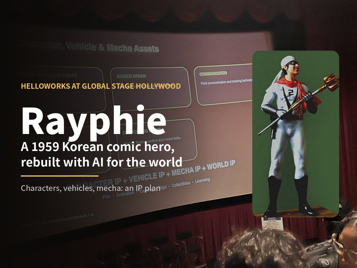 HelloWorks is rebuilding a 1959 Korean superhero with AI