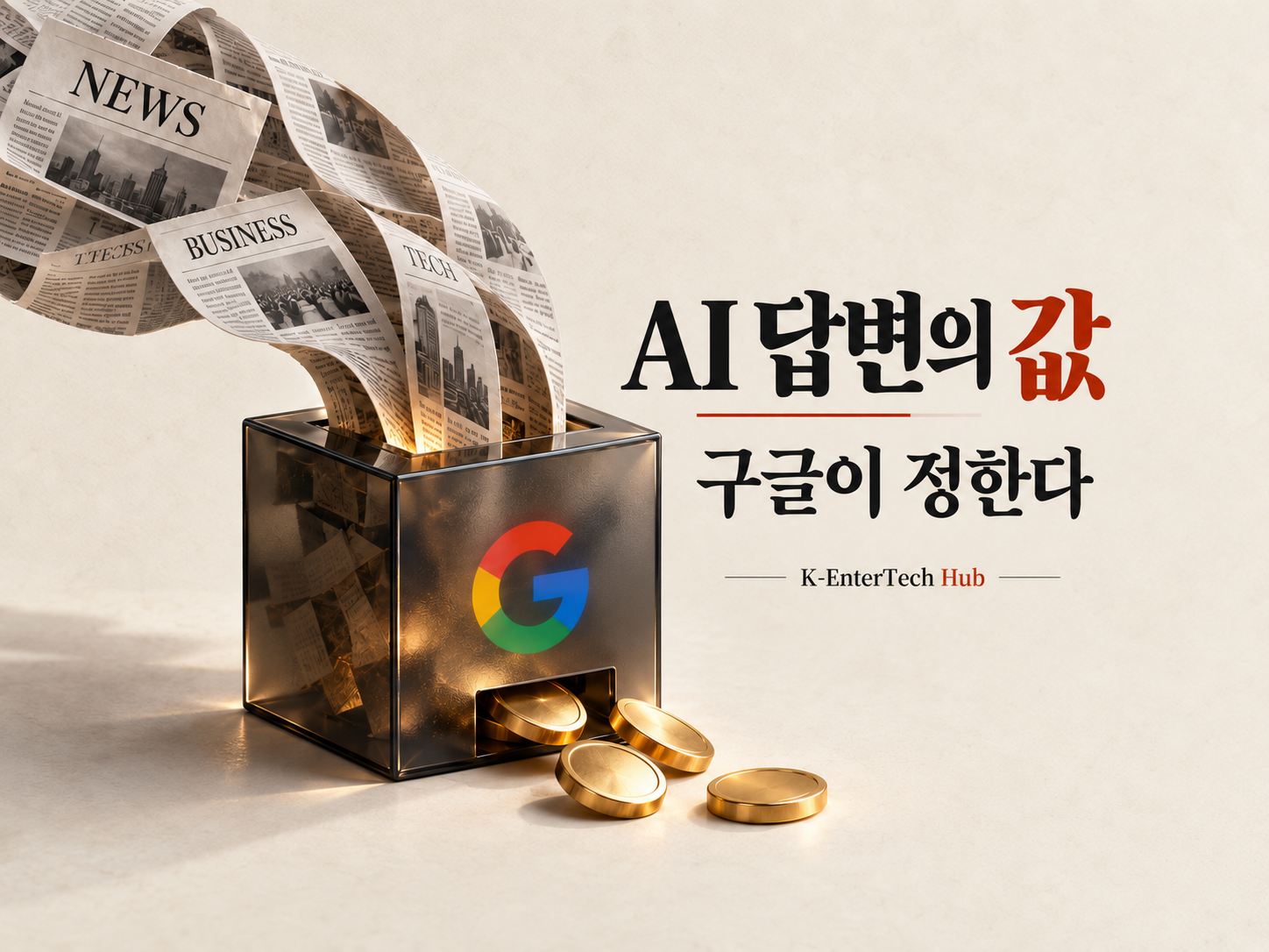 구글이 매긴 ‘AI 답변의 값’…콘텐츠 보상 경쟁, 산정권 싸움으로