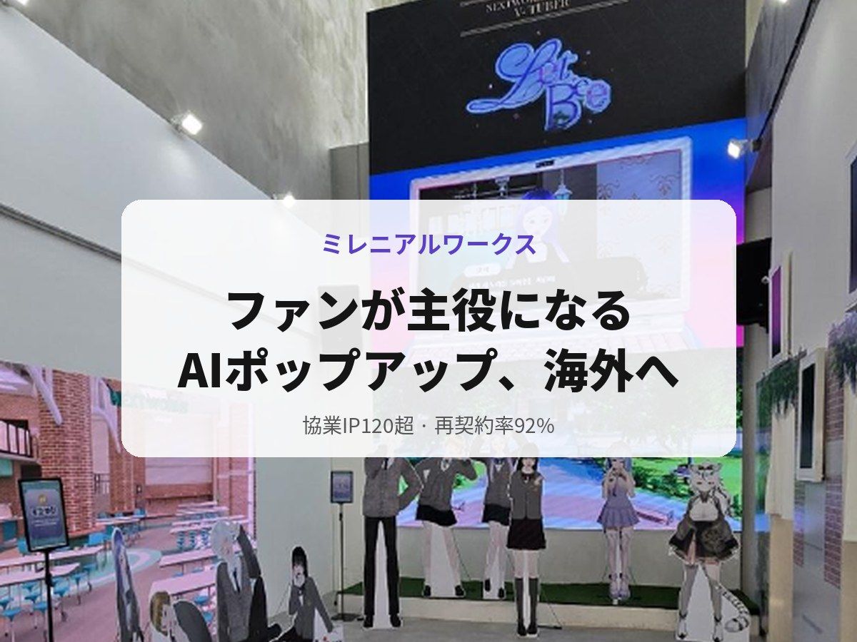 ミレニアルワークス、AIポップアップを「ワンクリック運用基盤」で海外へ
