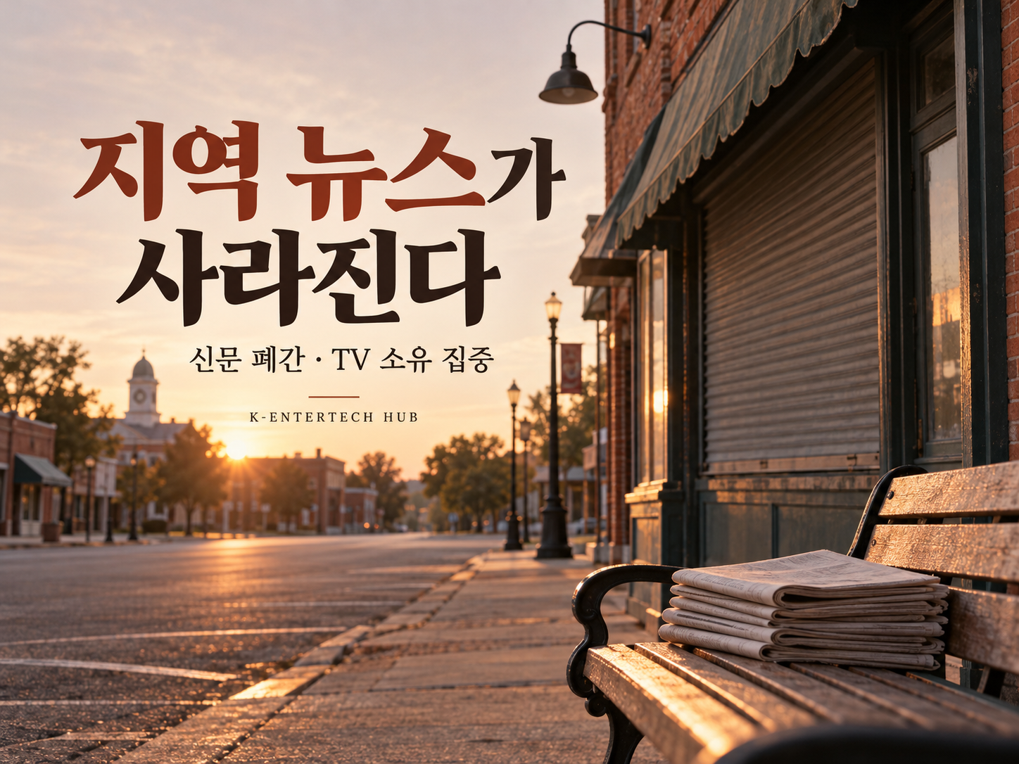 미국 지역 뉴스 공백, 신문 폐간에 TV 소유 집중까지