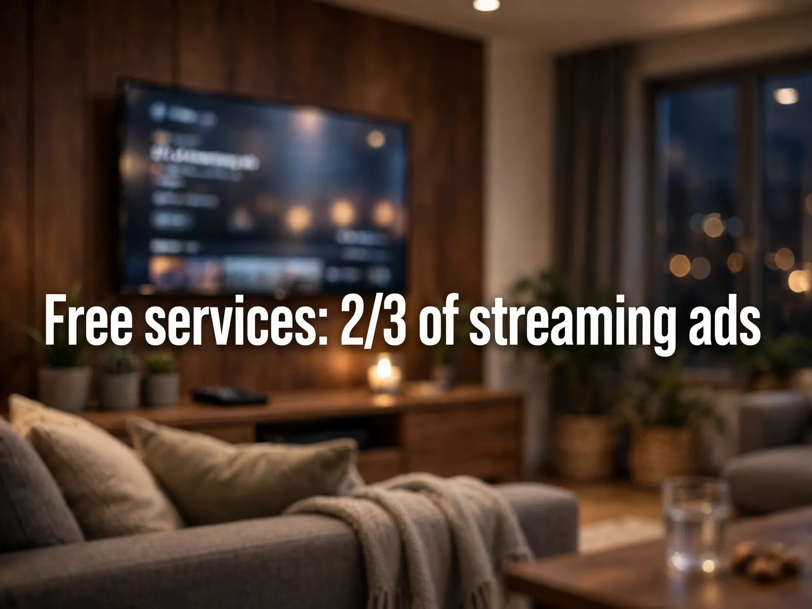 Free services supply two-thirds of streaming’s TV ad minutes