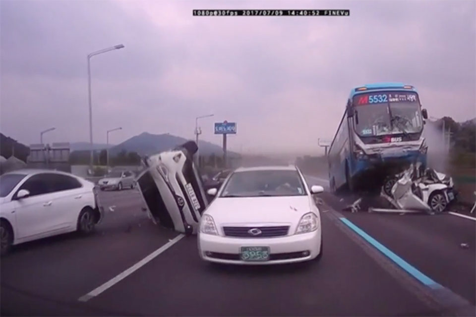 Viral Crash Footage Prompts Questions About Drowsy Driving