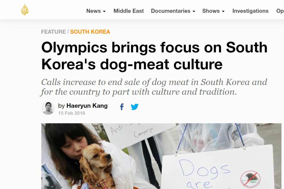 Haeryun Kang: Writing About Dog Meat for Al Jazeera