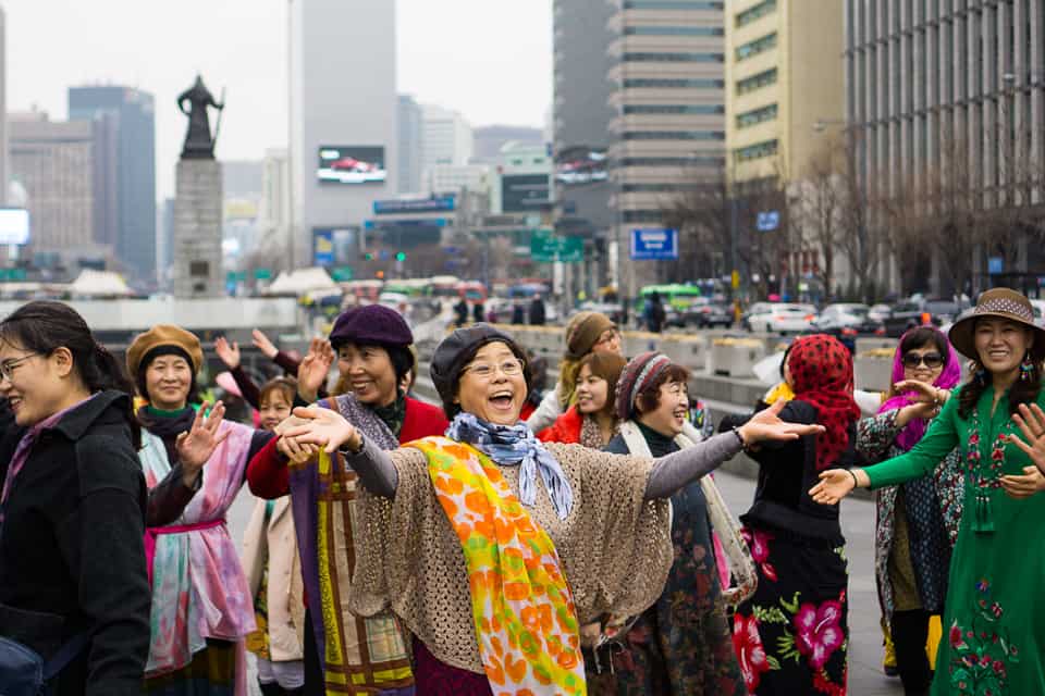 South Korea Women's March in Photos