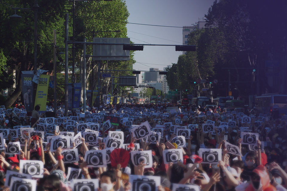The First Rally Against South Korea's Spycam Porn Epidemic