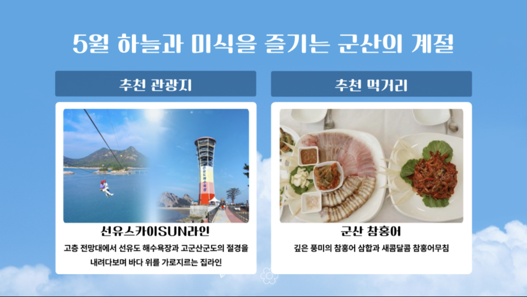 군산시, ‘월별 추천 콘텐츠 알림창 서비스’ 운영