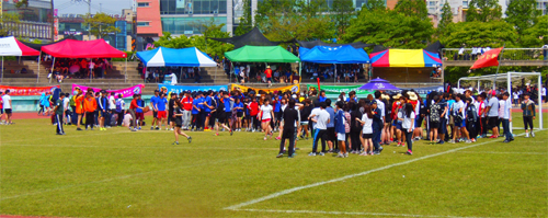 학생들의 땀으로 성황리에 마친 황룡체전