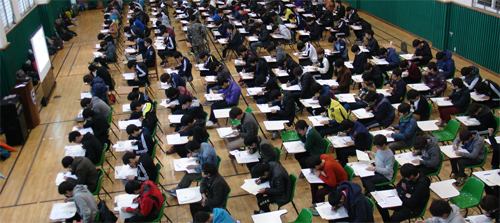 제155 군산대 ROTC 1차 필기고사 실시