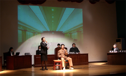 제25회 법학과 형사모의 재판 열려