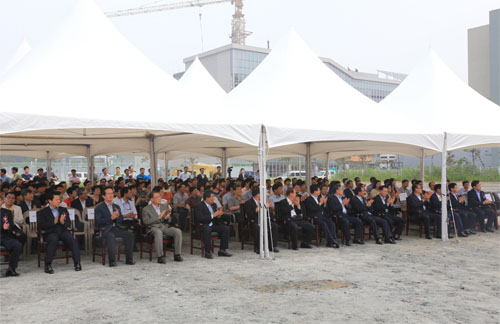 새만금 캠퍼스에 그린쉽 기자재 시험인증센터 착공식 개최