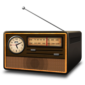 들린다. 보인다. 라디오가.