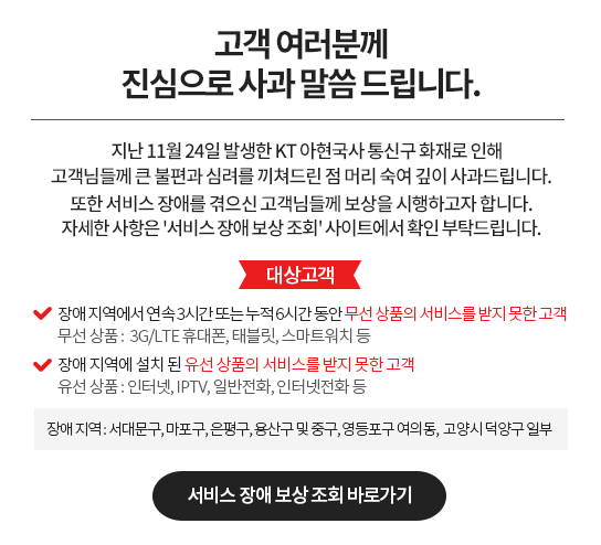 한 달이 넘은 KT화재, 그 피해와 현재