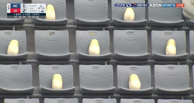 The first spectator-free baseball game in Korean professional baseball