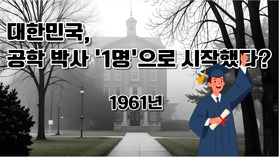 1961년 대한민국 박사는 몇  명?