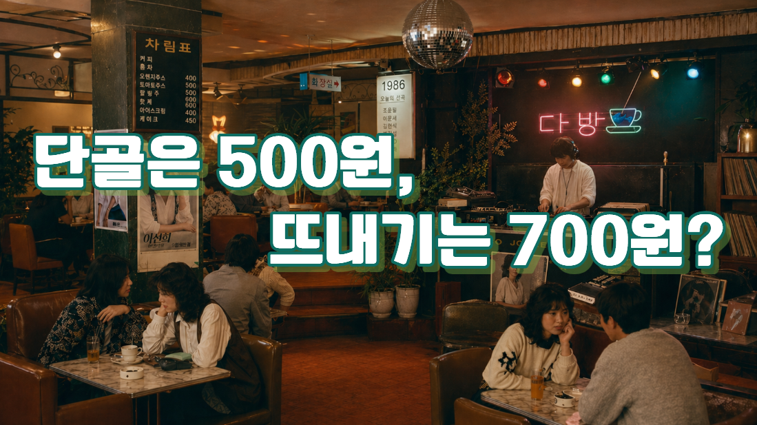 1986년 다방들의 꼼수 영업