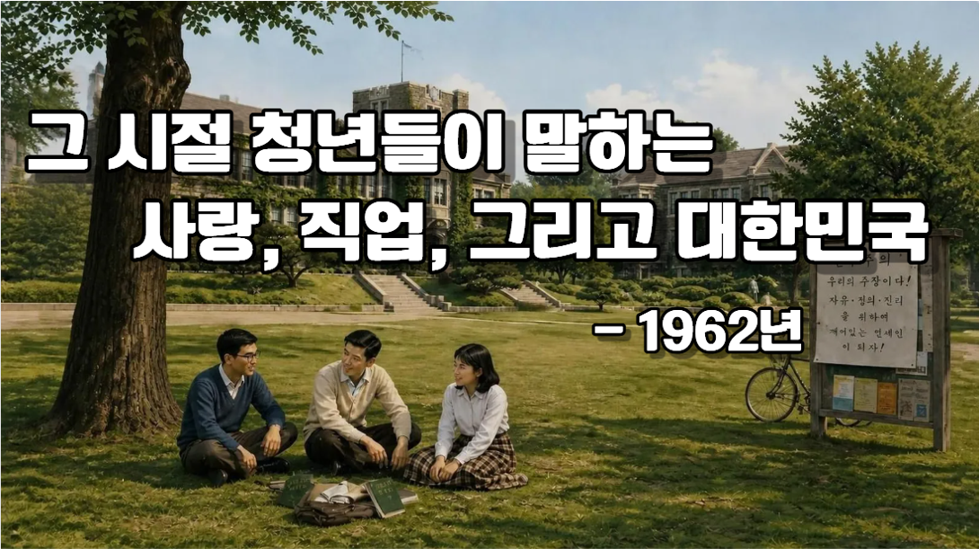 1962년 대학생들의 가치관