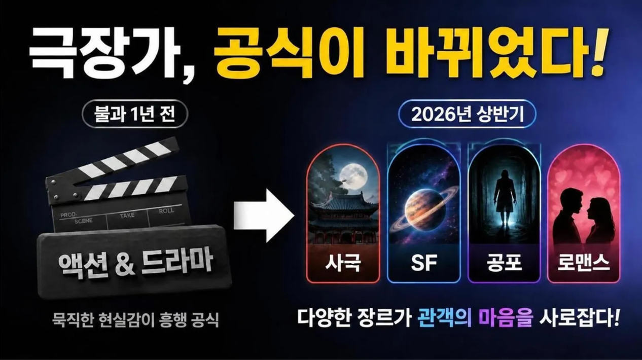 올해 극장가, 가장 많이 본 장르는?