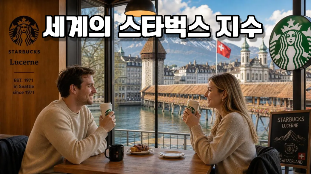 스타벅스 한 잔으로 본 세계 물가 지도