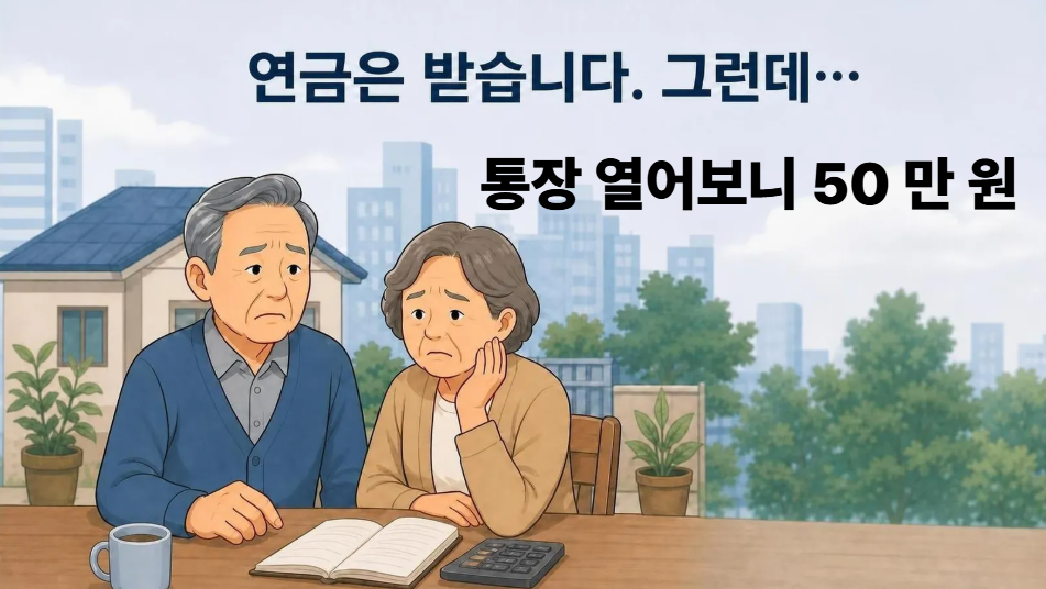 연금수령자 절반 이상이 월 50만원 이하에 불과