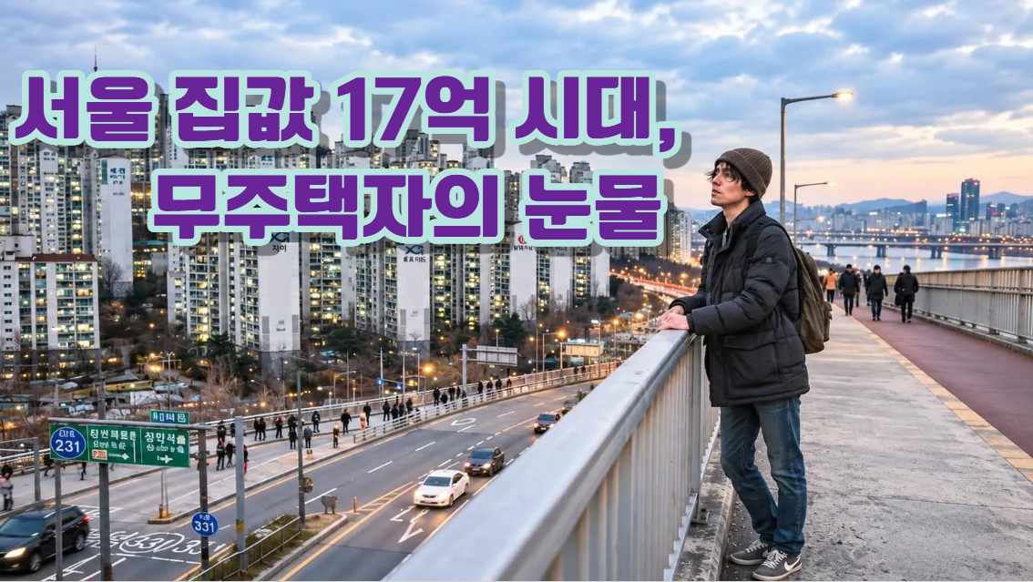서울 아파트 평균 매매 가격 17억 원 넘어