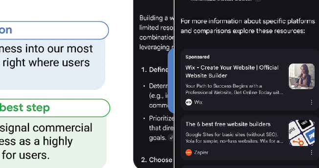 구글 'AI Mode' 광고는 어떻게 표시될까