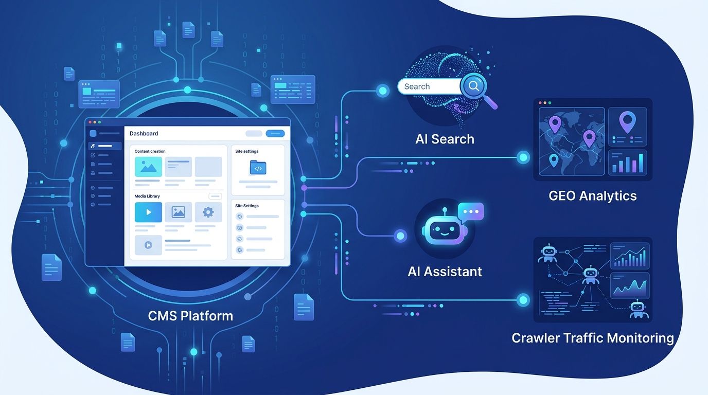 블루닷CMS 대규모 업데이트: AI 검색 최적화 기능 강화