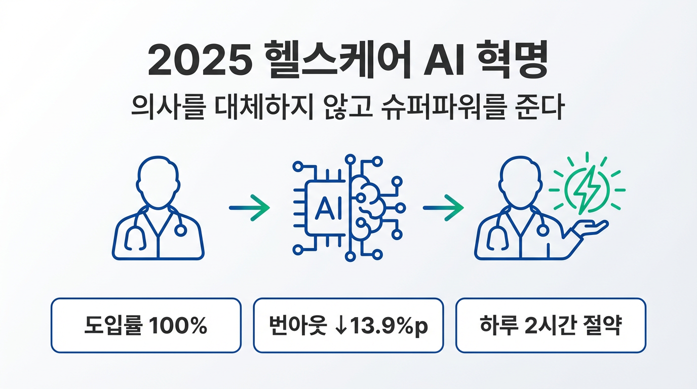 2025년 헬스케어 AI 혁명: "의사를 대체하는 게 아니라 슈퍼 파워를 준다"
