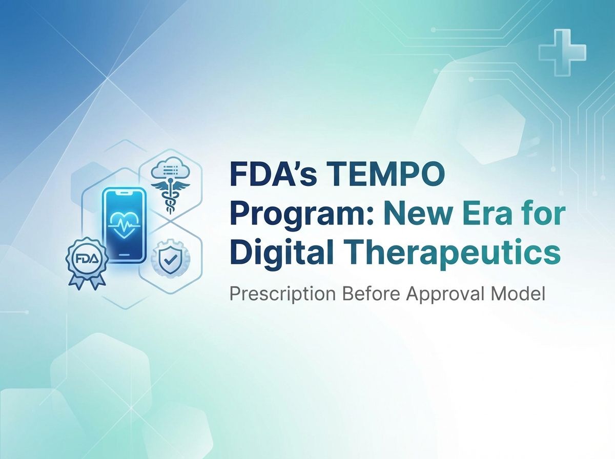 FDA, 디지털 치료제 시장 활성화 위한 'TEMPO' 파일럿 프로그램 가동