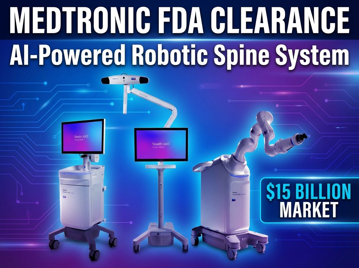 Medtronic Nets FDA Clearance for AI-Powered Robotic Spine System — Stealth AXiS Aims to Cement Leadership in $15 Billion Market