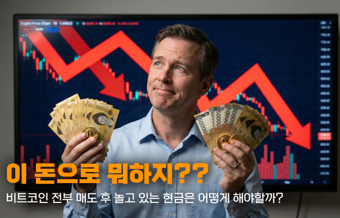 비트코인 매도하고 놀고있는 현금들 어떻게 해야할까?