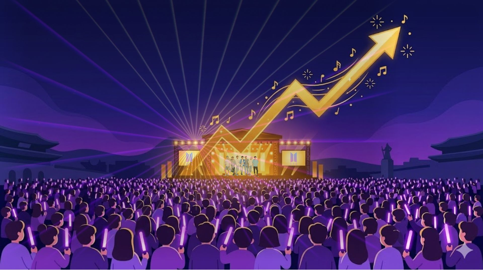 보랏빛으로 물드는 서울의 밤...BTS노믹스가 뜬다 | 제190호