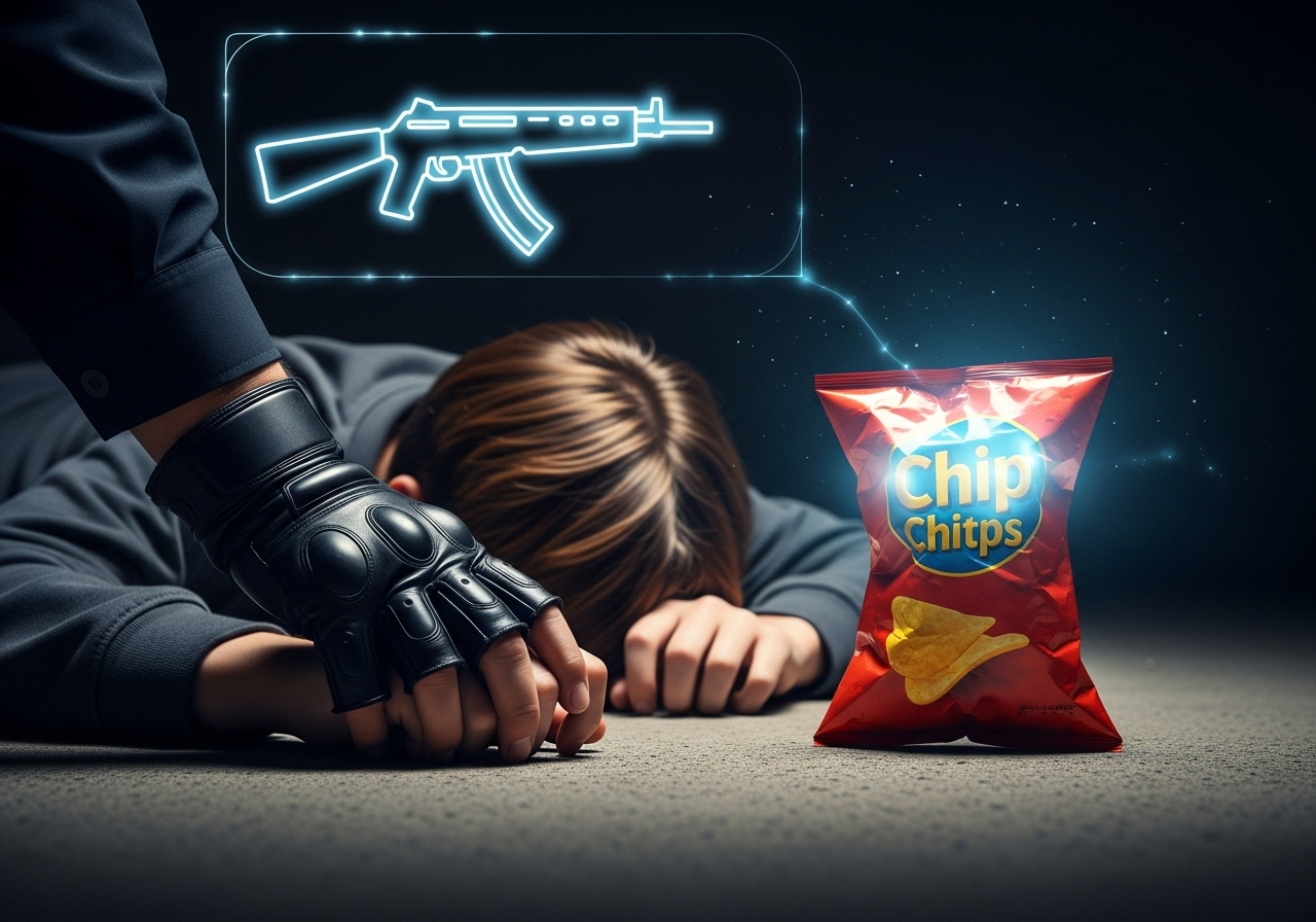 AI가 ‘도리토스 봉지’를 총으로 오인…무장 경찰에 손목 잡힌 16세