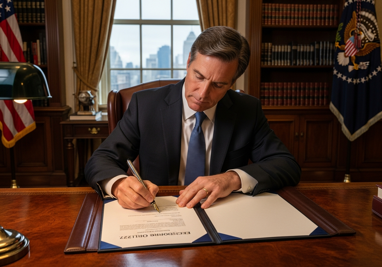 트럼프, ‘제네시스 미션’ 행정명령…AI로 과학 연구 가속 추진