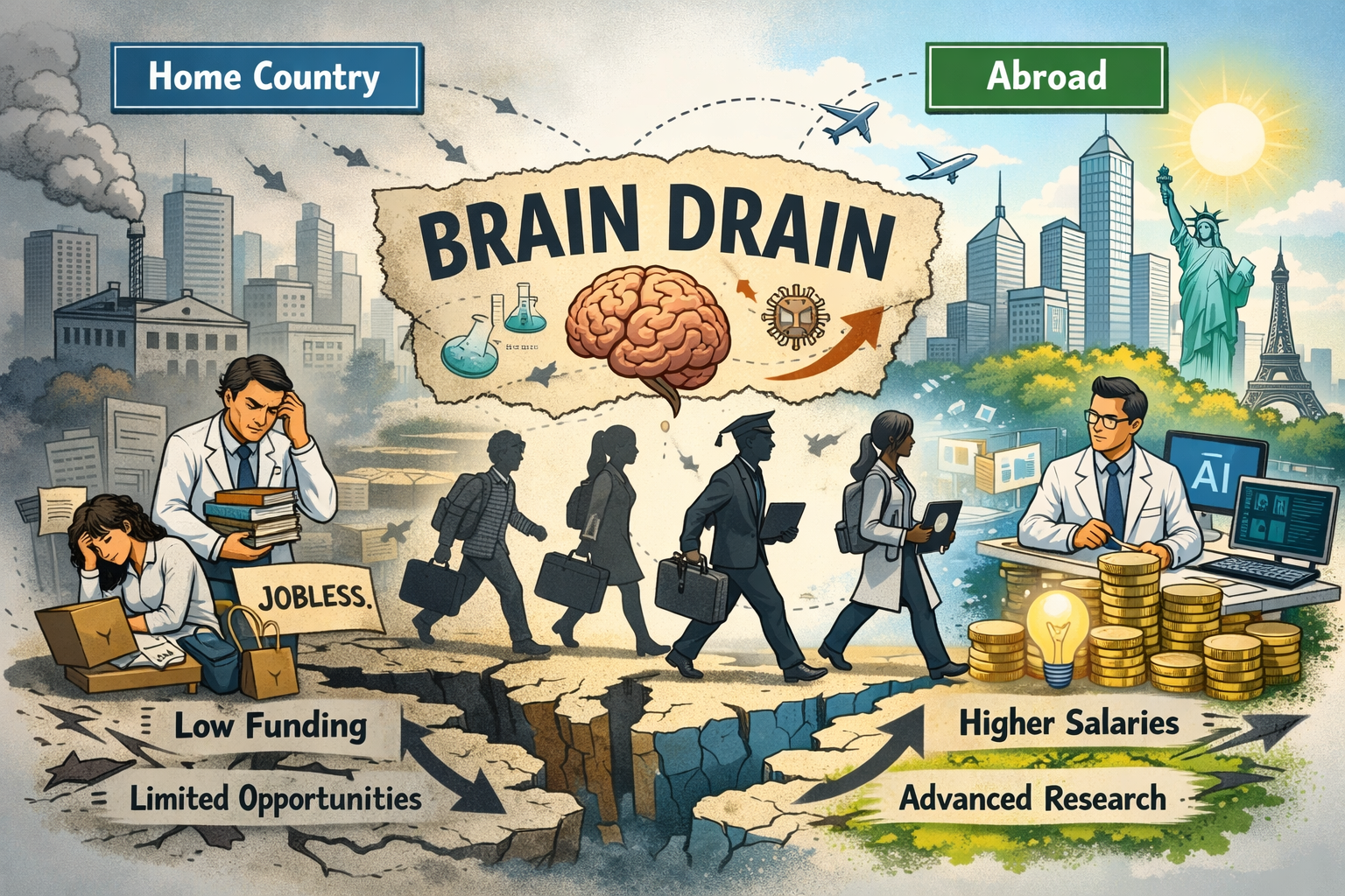 기업 연구소에 박사 없다”…AI 두뇌 유출 속, 국내 기업 ‘박사 인재’ 확보 난항